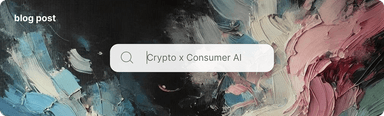 Crypto x Consumer AI