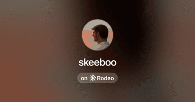 @skeeboo on Rodeo